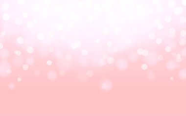 Pink Color bokeh soft light abstract background, Vector eps 10 illustration bokeh particles, Background decoration