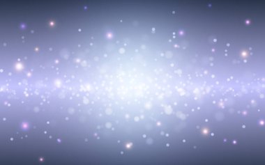 Kış ve kar, yumuşak ışığı soyut arkaplan, Vektör, 10 illüstrasyon bokeh parçacığı, arkaplan süslemesi