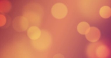 Warm Colors  Luxury with Glow Bokeh Background. Red and Orange Bokeh Circles Motion. Seamless Loop Animation