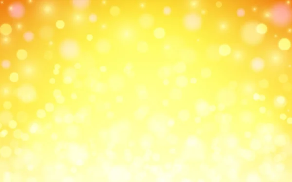 Bokeh Luxo Amarelo Luz Suave Fundo Abstrato Vector Eps Partículas — Vetor de Stock