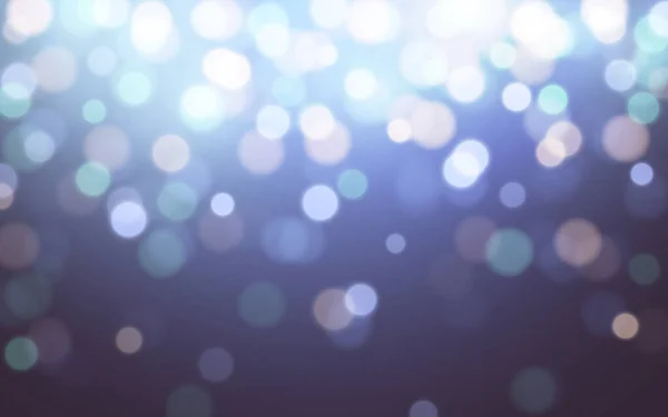 Fond Abstrait Lumière Douce Bokeh Couleur Foncée Bleue Particules Bokeh — Image vectorielle