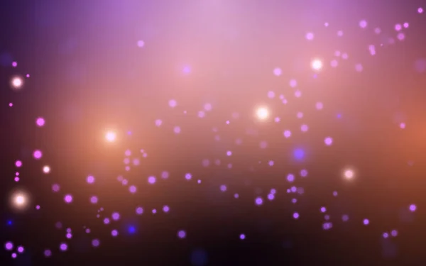Fondo Abstracto Luz Suave Bokeh Púrpura Vector Eps Ilustración Partículas — Archivo Imágenes Vectoriales