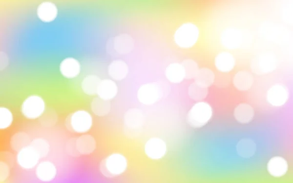 Kleurrijke Regenboog Bokeh Zacht Licht Abstracte Achtergronden Vector Eps Illustratie — Stockvector