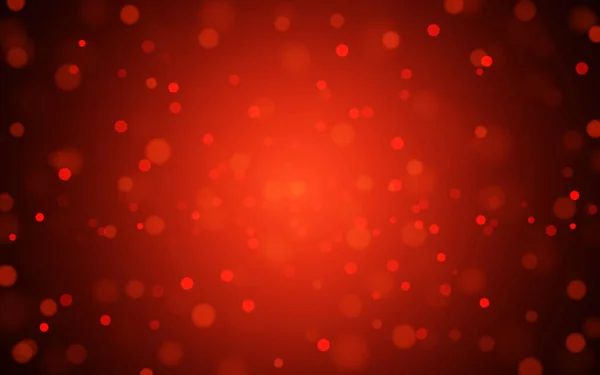 Kırmızı Renk Yumuşak Işığı Soyut Arkaplan Vektör Illüstrasyon Bokeh Parçacığı — Stok Vektör