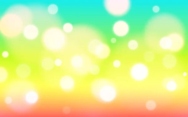 Colorful Rainbow Bokeh Soft Light Abstract Backgrounds Vector Eps Illustration — Stock Vector