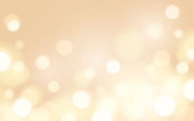 Siyah arkaplandaki altın bokeh, vektör bokeh parçacıkları, arkaplan dekorasyonu