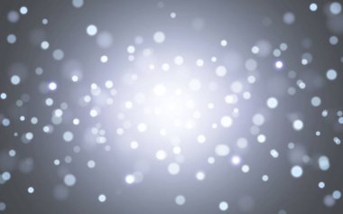 Beyaz renk ışığı soyut arkaplan bokeh, Vektör 10 illüstrasyon bokeh parçacığı, arkaplan dekorasyonu