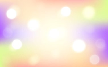 Pastel Bokeh arka planı. Renkli Dairesel Desenli Yumuşak Işık, Arkaplan Dekorasyonu