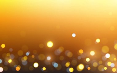 Altın Parıltı Bokeh Saadeti. Sıcak Günbatımı Işıltısı, Arkaplan Dekorasyonu