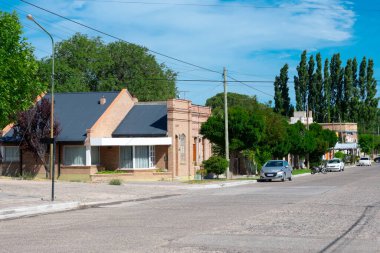 Gaiman, Province of Chubut, Argentina. December 17, 2022. View of Gaiman town
