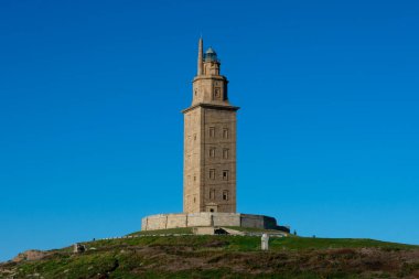 The Tower of Hercules, the oldest extant lighthouse known. La Coruna, A Coruna. Spain