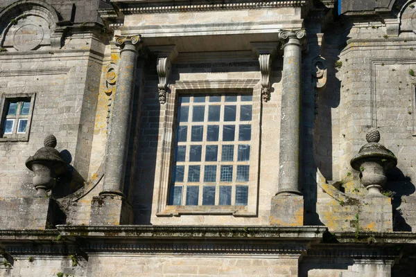 San Francisco Monastery Window Santiago Compostela Galicia Spain — Stock Photo, Image