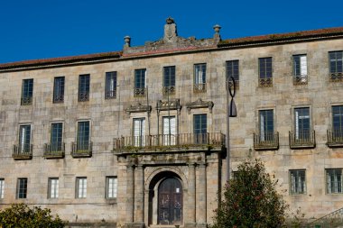 Pontevedra, Galiçya. İspanya. 7 Şubat 2023. Aziz Francis Manastırı, San Francisco Manastırı