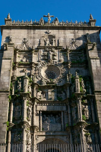 圣玛丽大教堂 真正的圣玛利亚大教堂市长 西班牙加利西亚Pontevedra — 图库照片