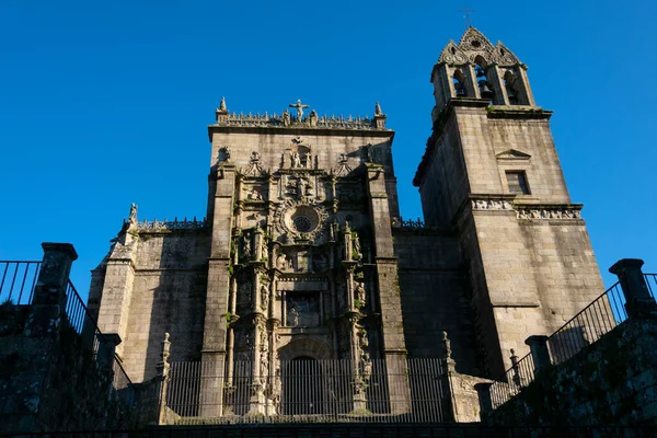 Basilica Saint Mary Major Real Basilica Santa Maria Mayor Pontevedra — Stock Photo, Image