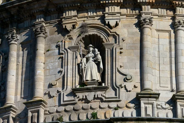 Понтеведра Галисия Испании Февраля 2023 Года Церковь Девы Марии Паломницы — стоковое фото