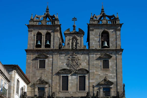 Cattedrale Braga Braga Una Chiesa Cattolica Romana Braga Portogallo — Foto Stock