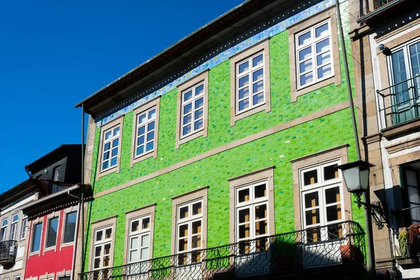 Брага Португалия Февраля 2023 Года Старое Типичное Португальское Здание — стоковое фото
