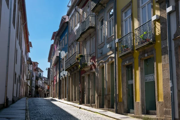 Брага Португалия Февраля 2023 Года Старые Типичные Португальские Здания — стоковое фото