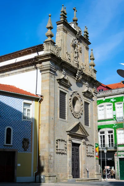 Braga Portugal Februari 2023 Kyrkan Igreja Dos Terceiros Sao Francisco — Stockfoto