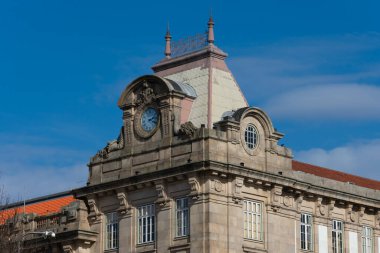 Sao Bento Tren İstasyonu binası. Oporto, Portekiz