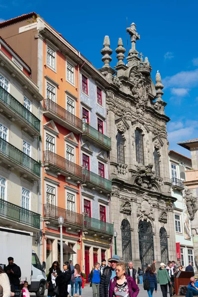 Oporto Portekiz Şubat 2023 Igreja Misericordia Kilisesi Rua Das Flores — Stok fotoğraf