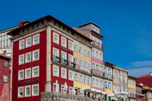 Порту Португалия Февраля 2023 Года Типичные Португальские Фасады — стоковое фото