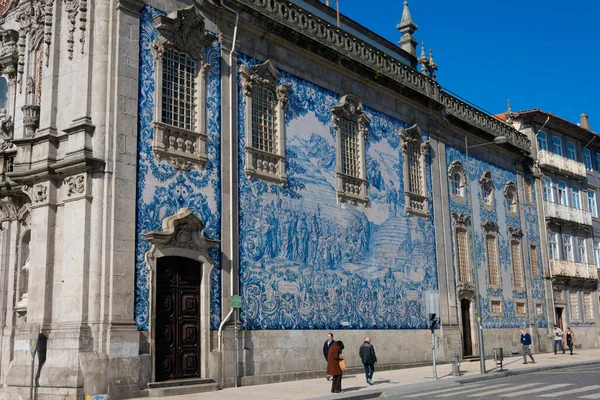 Porto Portugal Fevereiro 2023 Igreja Nossa Senhora Carmo Estilo Rococó — Fotografia de Stock
