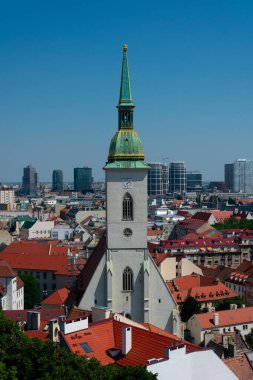 Bratislava, Slovakya. 15 Ağustos 2023. Aziz Martin Katedrali, Bratislava Katolik Başpiskoposluğu 'nun bir katedrali.