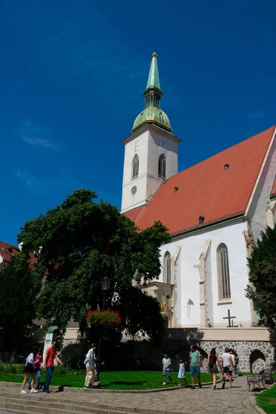 Bratislava Slovakia August 2023 Cathedral Saint Martin Cathedral Roman Catholic — Stock Photo, Image