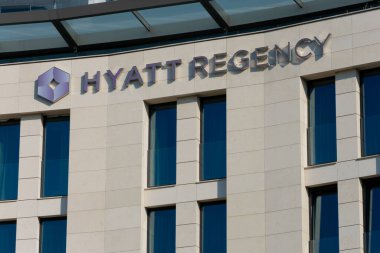 Sofya, Bulgaristan. 20 Ağustos 2023. Hyatt Regency Sofya Oteli