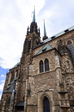 Brno, Çek Cumhuriyeti. 24 Haziran 2024. Aziz Peter ve Aziz Paul Katedrali