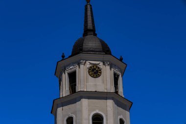 Vilnius Katedrali 'nin çan kulesi. Vilnius, Litvanya