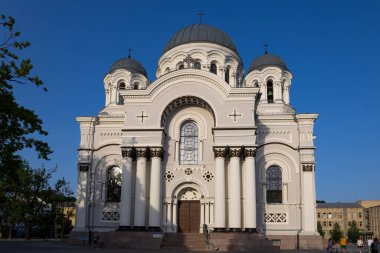 Kaunas, Litvanya. 30 Haziran 2024. Aziz Mikail Kilisesi
