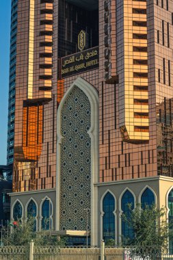 Abu Dabi, Birleşik Arap Emirlikleri. 12 Şubat 2025. Bab Al Qasr Oteli, Batı Corniche Yolu 'nda.