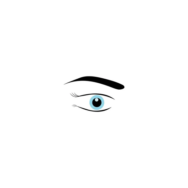 Eyebrow Icon Logo Vector Design — Stock Vector