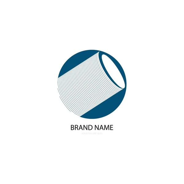 Design Vetor Logotipo Ícone Linha — Vetor de Stock