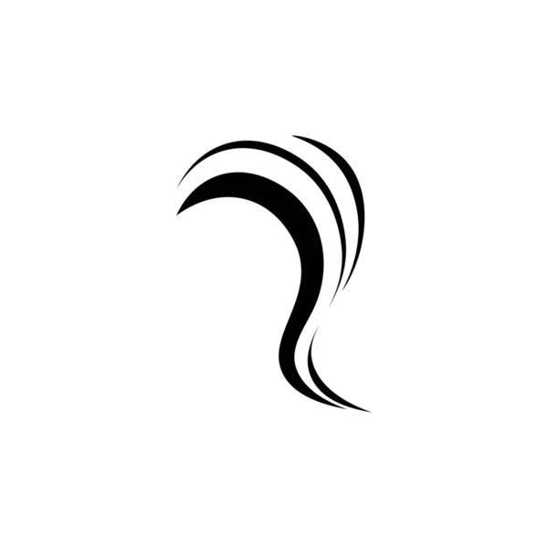 Logo Icona Vapore Fumè Design Vettoriale — Vettoriale Stock