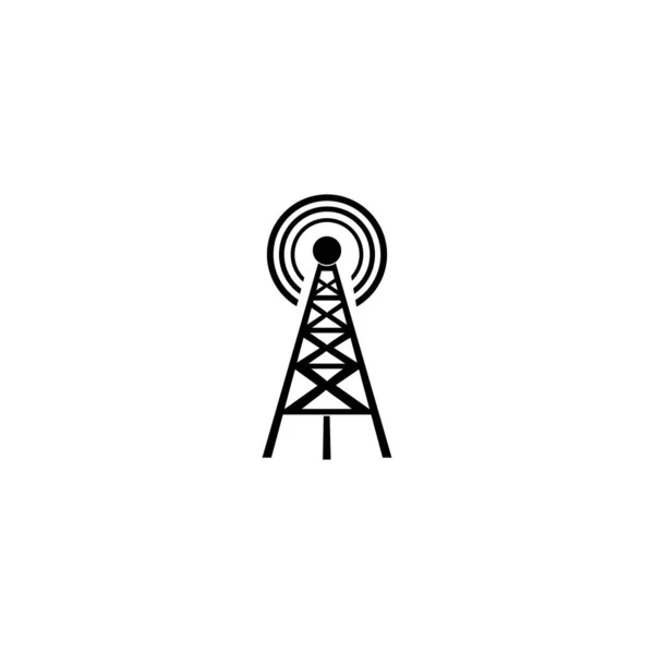 Sinyal Kulesi Logo Vektörü — Stok Vektör