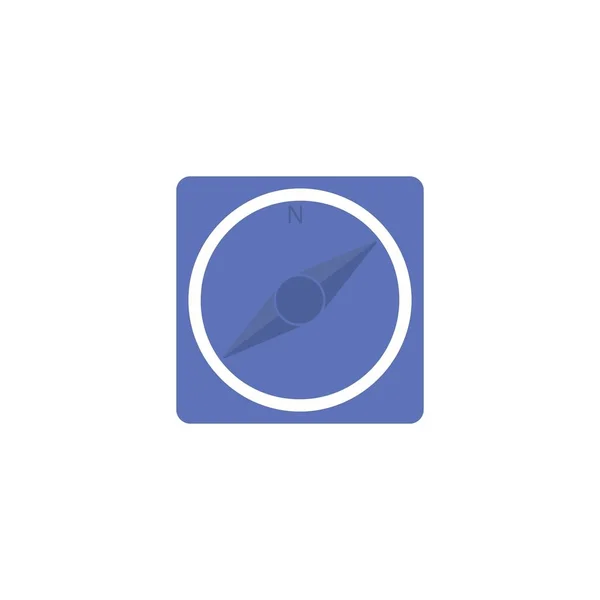 Kompas Pictogram Logo Vector Ontwerp — Stockvector