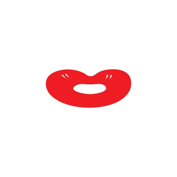 Sexy Lips Illustration Logo Vector — Stock Vector
