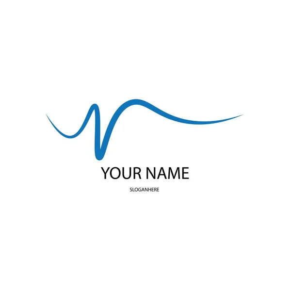Pulsbild Logo Vektor Design — Stock vektor