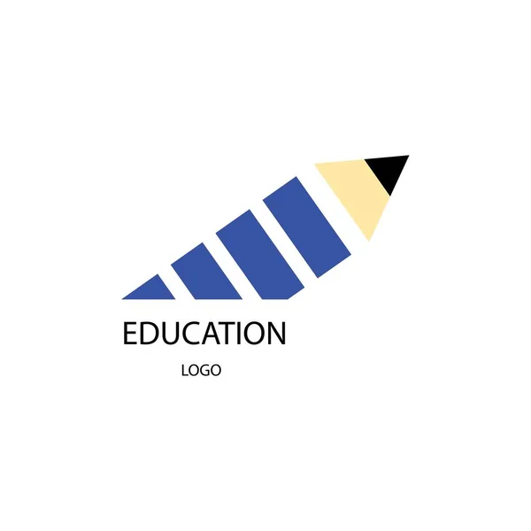 Bleistift Symbol Logo Vektor Design — Stockvektor