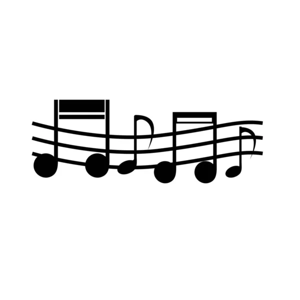 Musik Obs Ikonen Logotypen Vektor — Stock vektor