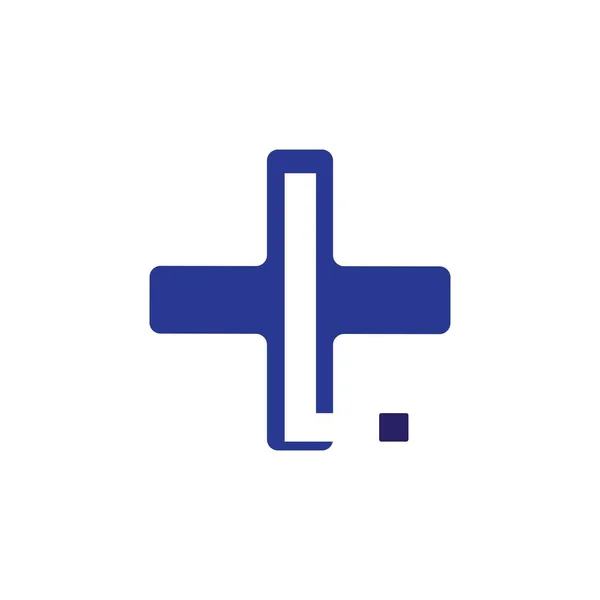 Vetor Logotipo Ícone Médico — Vetor de Stock