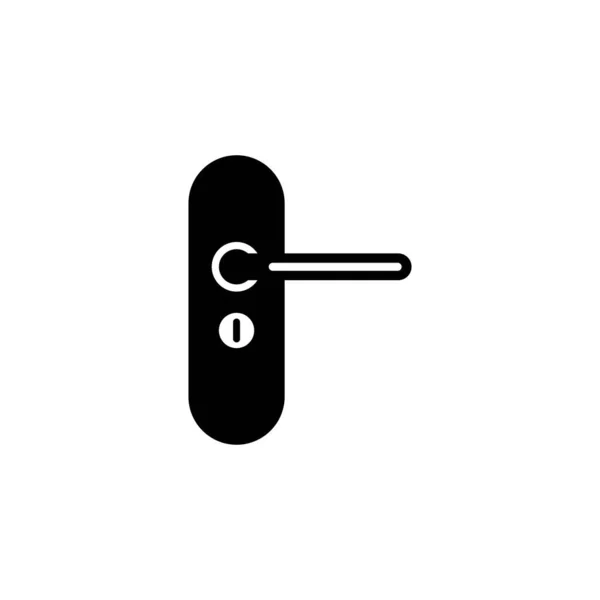 Poignée Porte Icône Logo Vecteur — Image vectorielle
