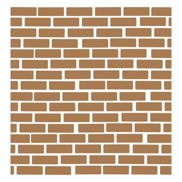 Brick Wall Icon Logo Vector — Stock Vector