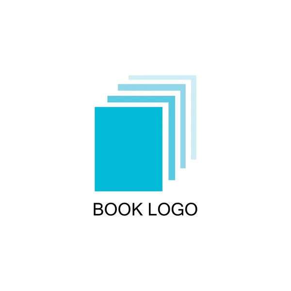 Livro Ícone Logotipo Vetor — Vetor de Stock