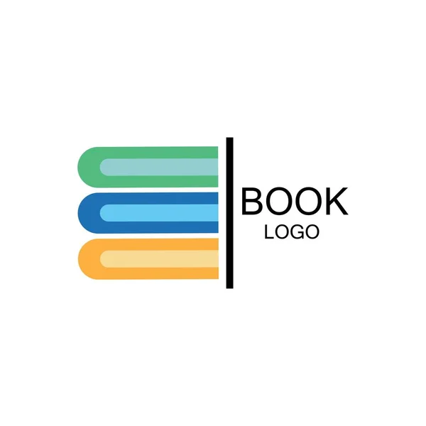 Boek Pictogram Logo Vector — Stockvector