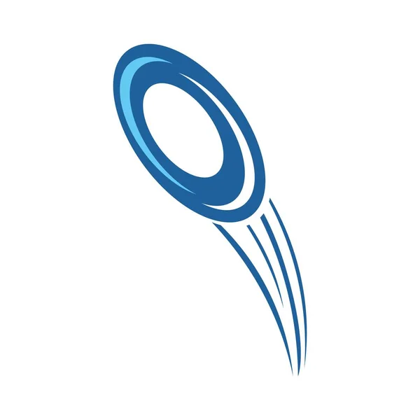 Rugby Ball Symbol Logo Vektor — Stockvektor